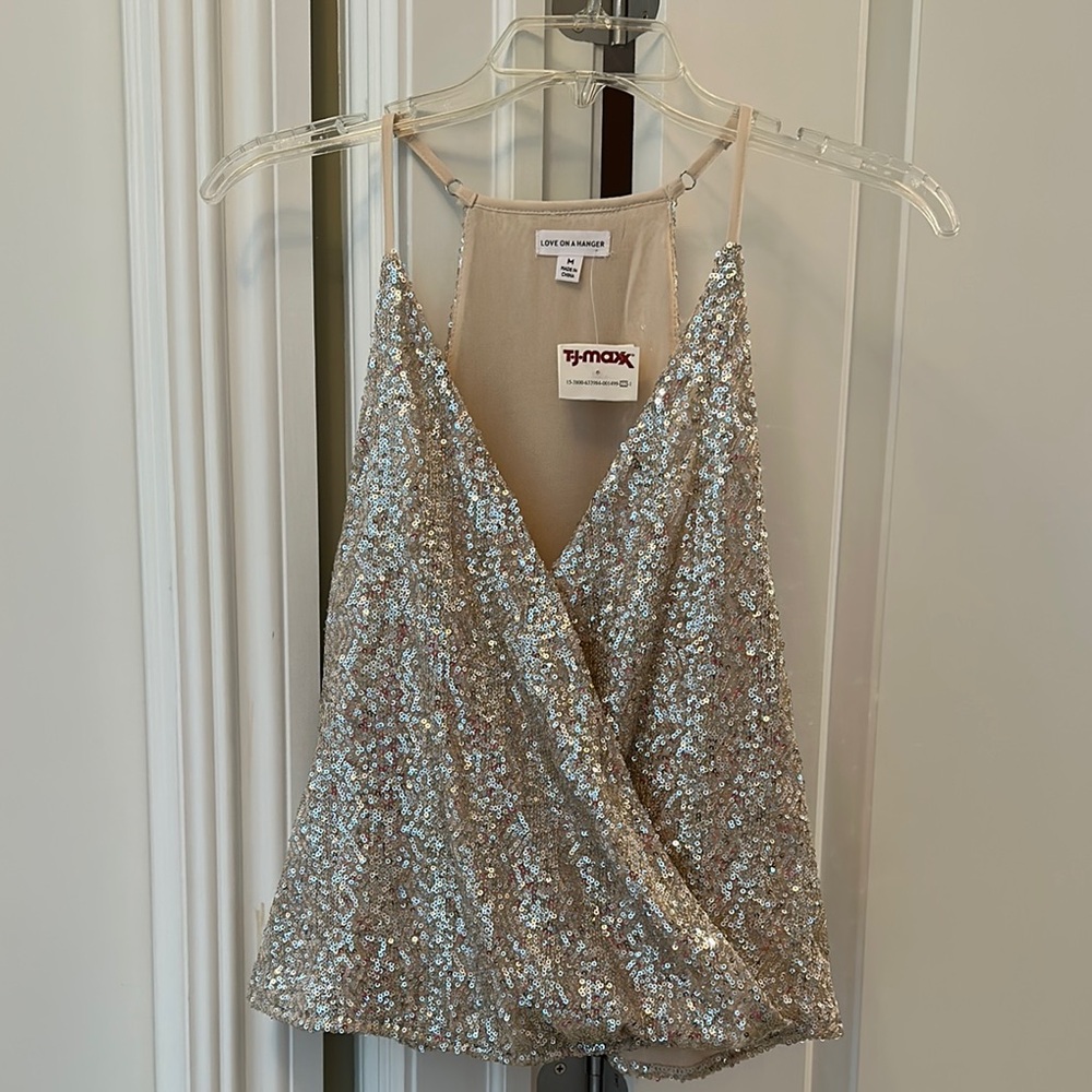 Love on a Hanger Sequin Top